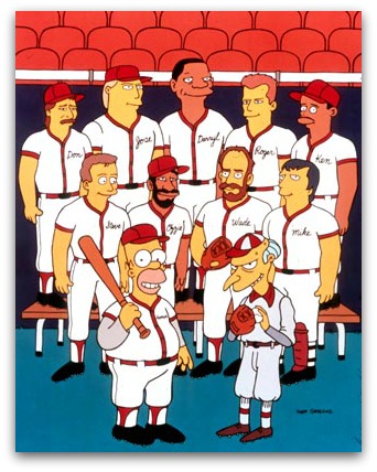 Ozzie Smith 1 Springfield Nuclear Power Plant Softball Team Baseball Jersey  — BORIZ
